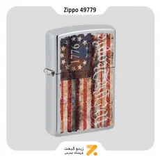 فندک زیپو مدل 49779 طرح پرچم امریکا-Zippo Lighter 49779 2​50 AMERICANA DESIGN